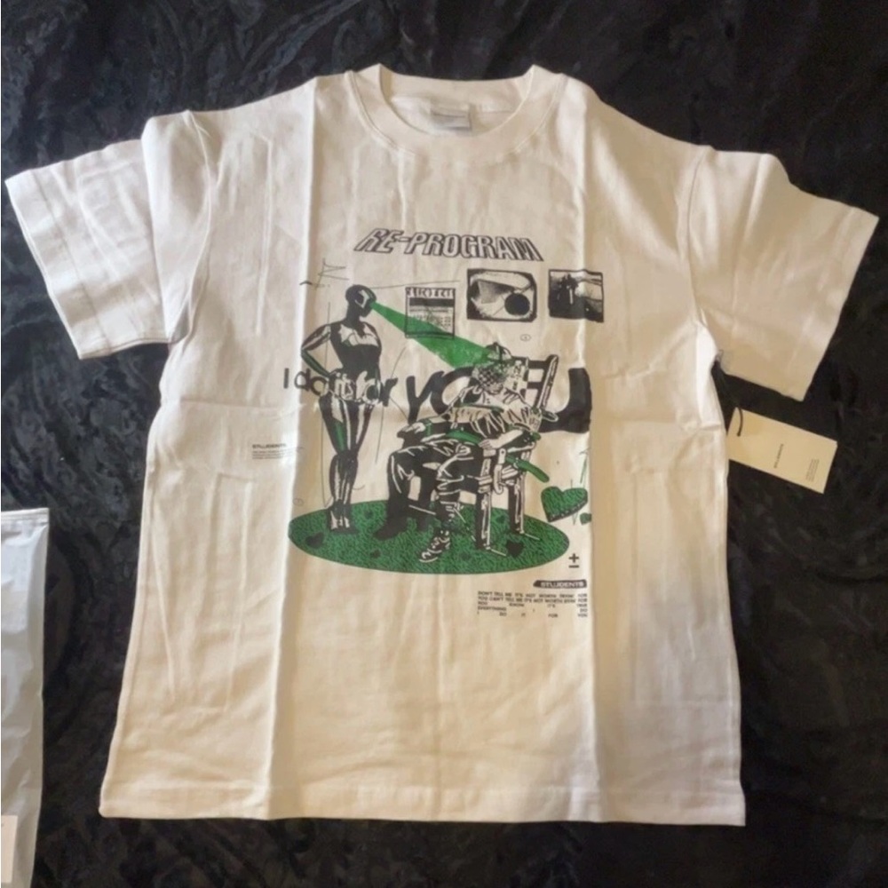 Students Golf Shirt Mens Small Fits medium Tee Short Sleeve Streetwear